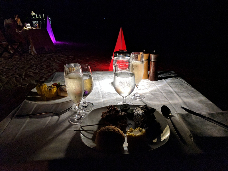 NH Collection Maldives Havodda Candlelit Beach Dinner