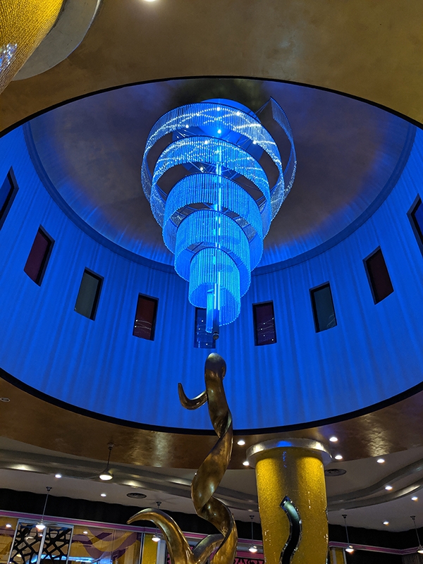 RIU Palace Bavaro Main Lobby at Night