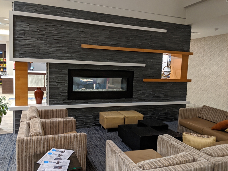 Lobby Fireplace